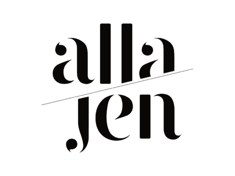 alla/jen - Logo