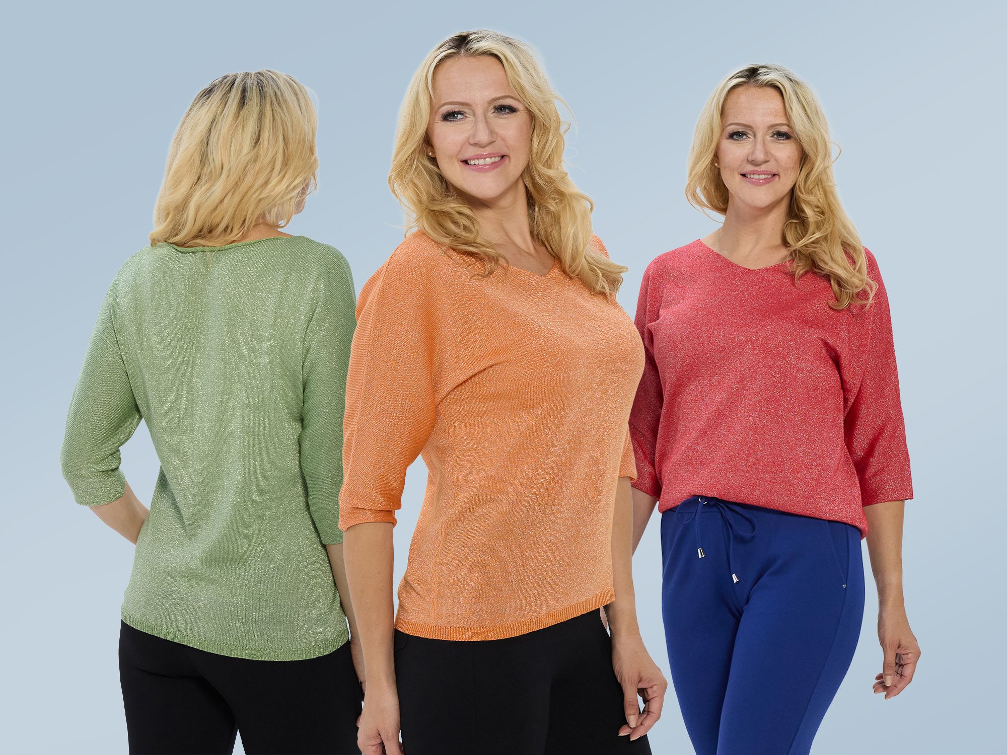 Neue Limited Edition Glitzerpullover von Christian Materne bei Channel21